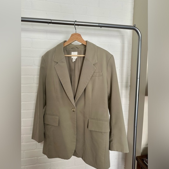 H&M Jackets & Coats Hm Jacketblazer Poshmark